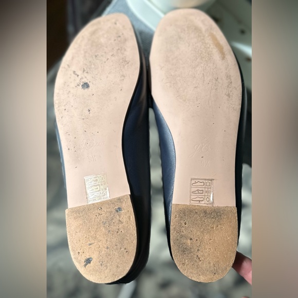 J Crew Navy Blue Zoe Ballet Flats 9.5 - Picture 8 of 9